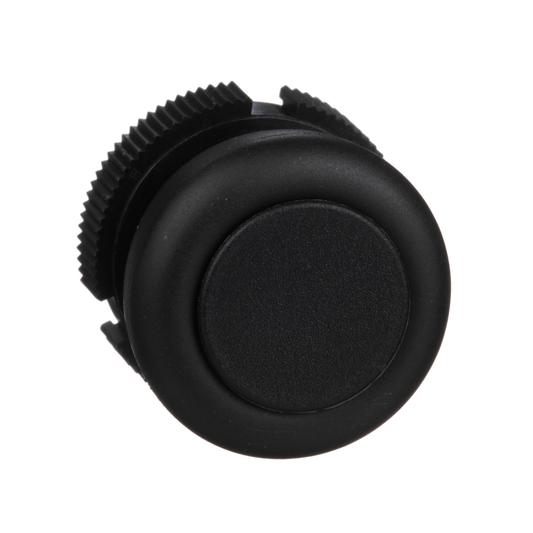 XACA9412 - Harmony, round head for push button, spring return, black, booted (Qty. 10)