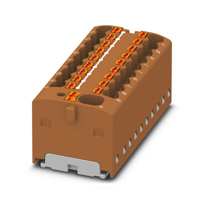 1047433 - PTFIX 4/18X1,5-G BN - Distribution block