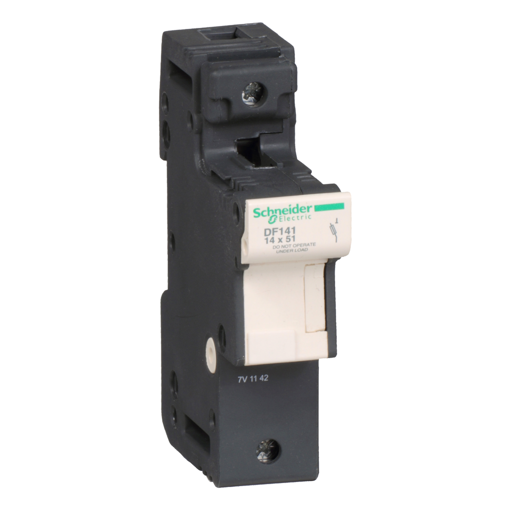DF141 - Portafusibles, TeSys DF, 1P, 50A, 690VAC, tamaño de fusible 14x51mm