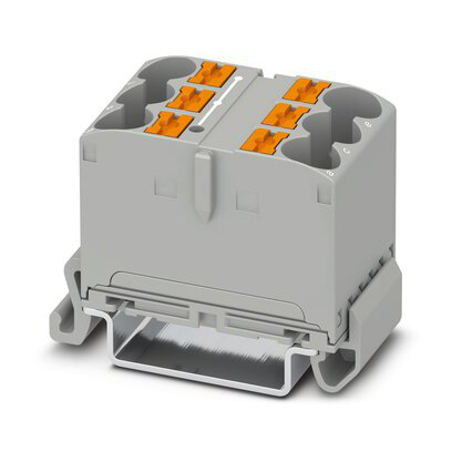 1082479 - PTFIX 6X10/S-NS35A GY - Distribution block