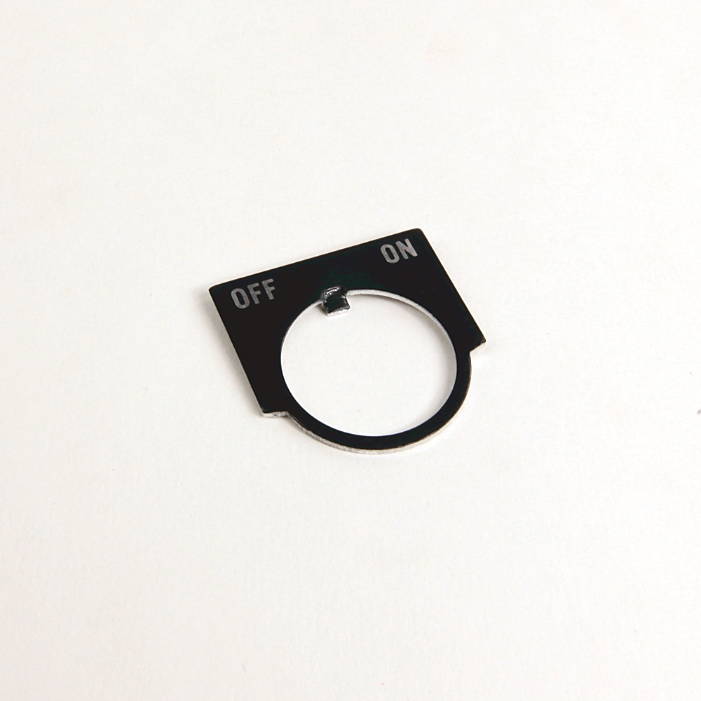 800MR-W52 - ACCESORIOS 800MR, Placas de leyenda 800MR, Interruptor selector, MANUAL-AUTOMÁTICO