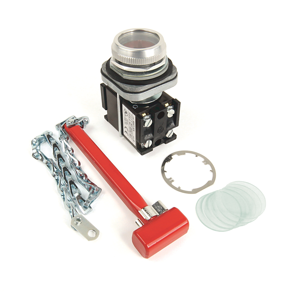 Accesorios 800T y 800H, Unidad de rotura de vidrio 800T-S6N sin carcasa 2 NA - 2 NC