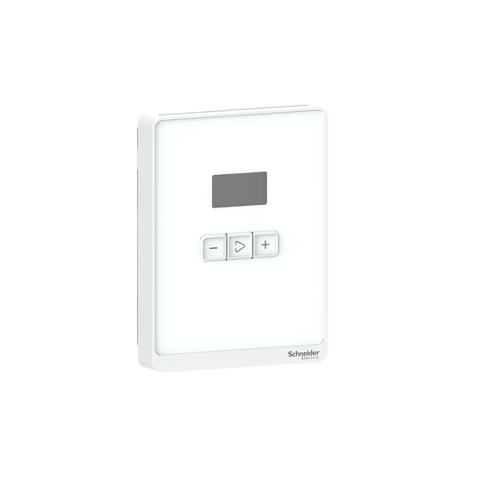 SXWSATXXXSLW - SmartX Temperature Sensor, 3 Buttons/LCD, Setpoint, with Optimum White Cover