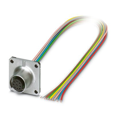 1239728 - SACC-SQ-M12FS-8CON-20/0,5X - Conector de empotrar
