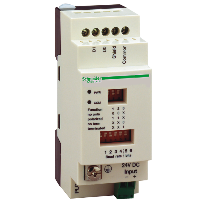 TWDXCAISO - tap isolation box, Modicon M258, for PLC Twido, serial link, screw terminal block, 2 RJ45