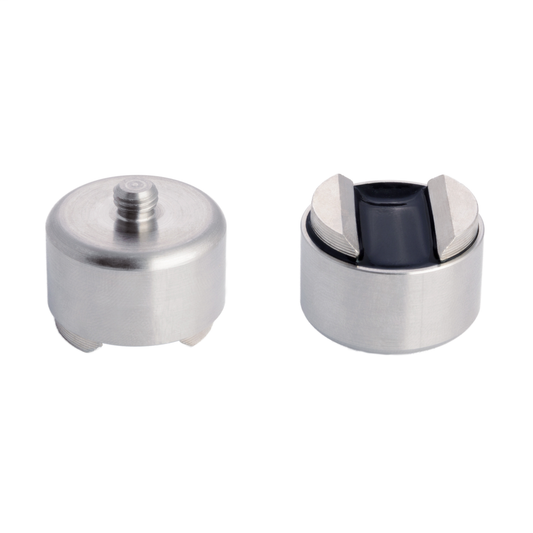1443-MAG-150C-55 - Accesorios para acelerómetros de la serie 1443, imán de superficie curva de 1-1/2 de diámetro (tracción de 55 lb, 1/4-28)