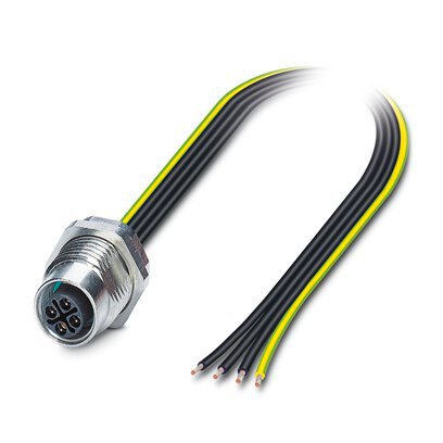 1239440 - SACC-DSI-M12FSS-4CON-M16/0,5PEX - Conector de dispositivo, montaje trasero