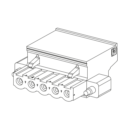 BMXXTSCPS20 - Kit de conectores Modicon M340, 2 conectores extraíbles tipo resorte para módulo de alimentación