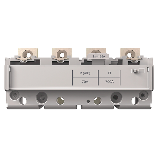 140G-HTC4-C60 - Disyuntor de caja moldeada, 125 A, marco H, T/M - TMF térmico fijo/magnético fijo, corriente nominal 60 A