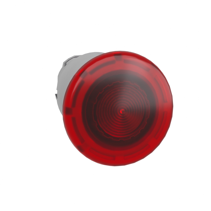 ZB4BW643 - Head for illuminated emergency switching off push button, Harmony XB4, metal, red mushroom 40mm, 22mm, universal LED, push-pull