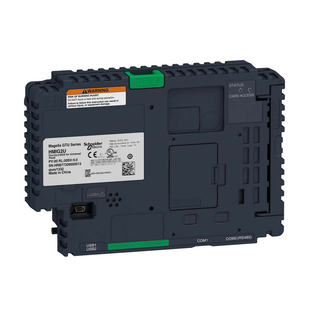 HMIG2U - unidad base, Harmony GTU, caja estándar, memoria flash incorporada de 1 GB