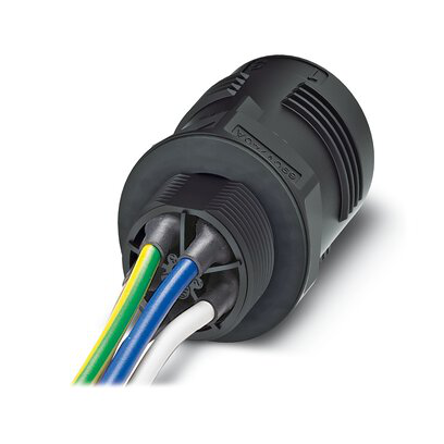 1410396 - QPD W 4PE6,0 M25 0,5 BK - Panel feed-through