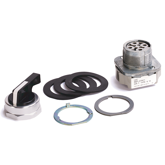 800T-J17KC1 - 800T 3 Position, Knob/Wing Lever,, White, Knob Lever Maint., Cam and Contact Blocks, 3 Position