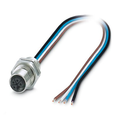 1239520 - SACC-DSI-M12FSL-4CON-M16XL/0,2X - Conector de dispositivo, montaje trasero