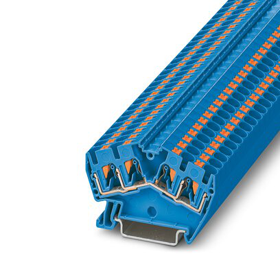 3213608 - PTS 4-QUATTRO BU - Feed-through terminal block (Qty. 50)