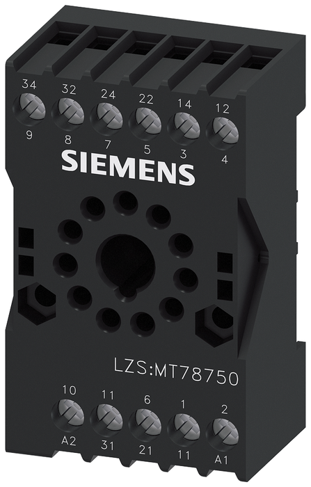 LZS:MT78750 - PLUG-IN BASE FOR MOUNTING, 11 PIN