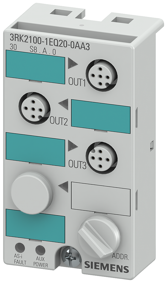 3RK2100-1EQ20-0AA3 - AS-I MOD V2.1, K45, IP67, 3E/1S
