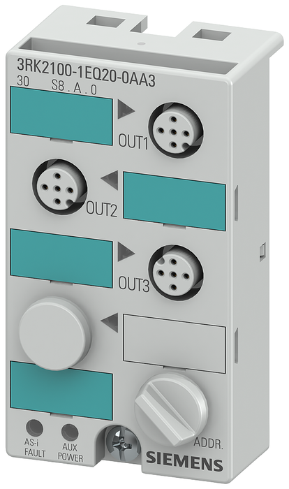 3RK2100-1EQ20-0AA3 - AS-I MOD V2.1, K45, IP67, 3I/1O