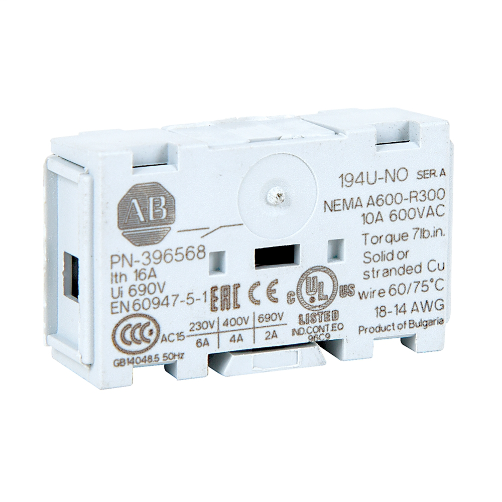 194U-NC - Bloques de contactos auxiliares de 1 NC