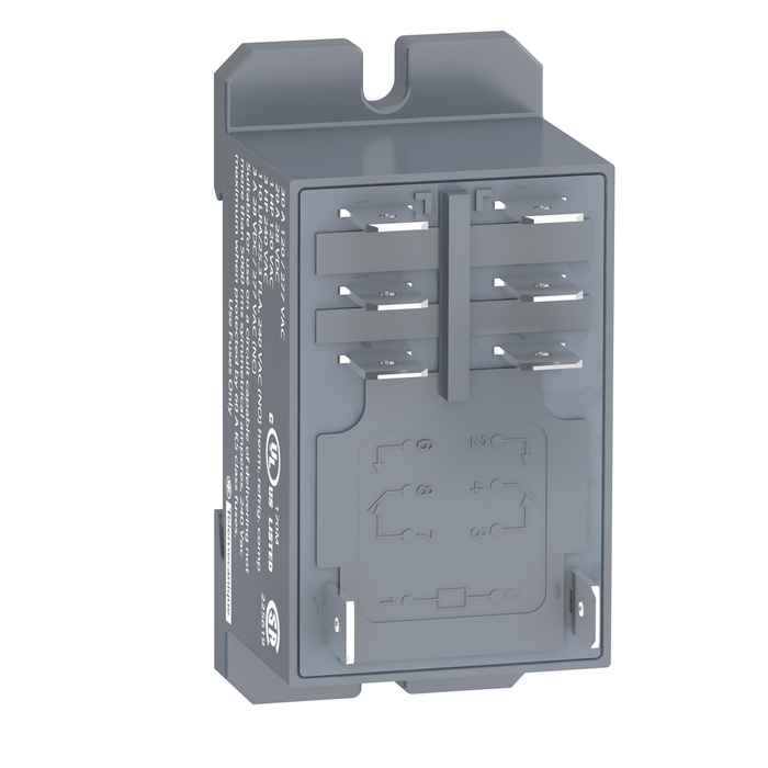 RPF2BBD - power relay, Harmony electromechanical relays, DIN rail or panel mount relay, 30A, 2CO, 24V DC