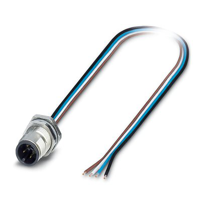 1239999 - SACC-DSI-MS-4CON-M12/0,5 SCOX - Conector de dispositivo, montaje trasero