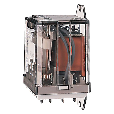 700-HD33A1 - 700-HD General Purpose Flange Cover Square Base Relay, 15 Amp Contact, 3PDT, 120V 50/60Hz