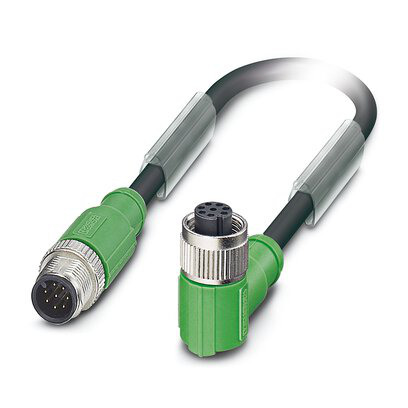 1523010 - SAC-8P-M12MS/ 0,3-PUR/M12FR SH - Cable sensor/actuador