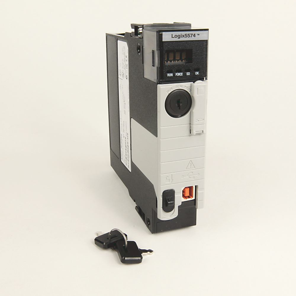 1756-L74 - ControlLogix 5570 Controller with 16 MB Memory, USB Port, 4 Character Alpha/Numeric Display.