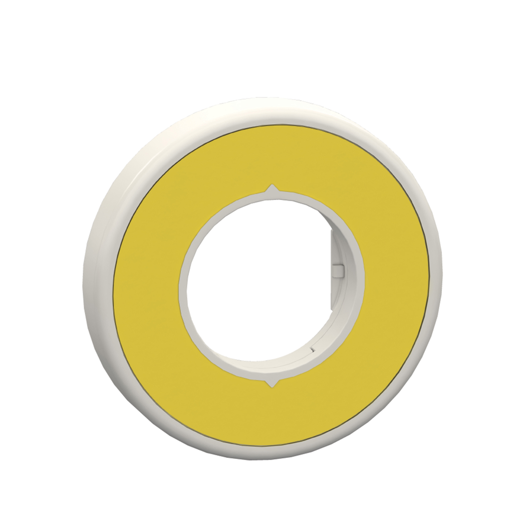 ZBY9W2B101 - ANILLO DE LEYENDA ILUMINADO 24V 1 COLOR ROJO LED FIJO SIN MARCAR ETIQUETA AMARILLA