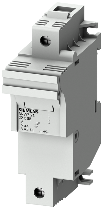 3NW7212 - FUSE HOLDER, 1-POL, 100A, 22X58MM FUSE, LED