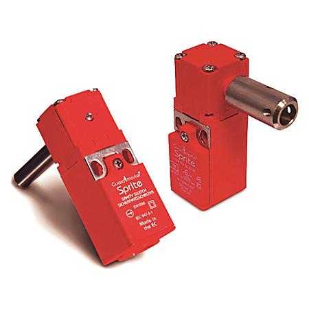 440H-S34036 - Hinge Switch - Sprite: Contacts: (Safety/Aux) 1 Normally Closed / 1 Normally Open, BBM Preference: Break Before Make, Actuator Shaft: Length: 30MM Diameter: 16MM-Pre-Bored, Conduit Entry: M16 Conduit