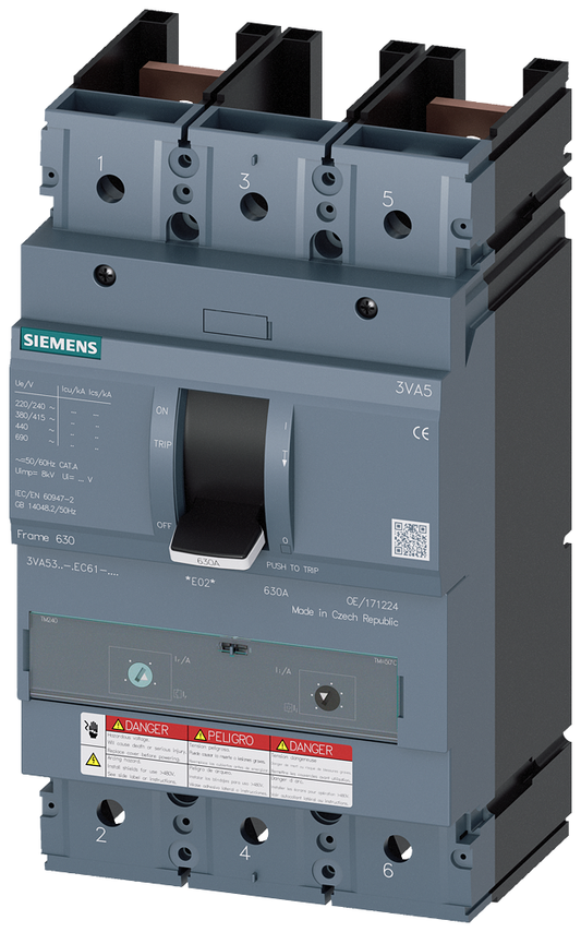 3VA5335-6EC61-0AA0 - BRKR 3VA53 2(3)P 350A 65KA FTAM
