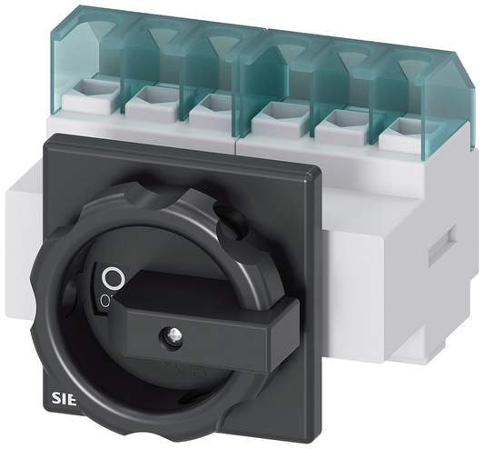 3LD2103-3VK51 - DISCO SW 25A ROT HDL 4 ORIFICIOS NEGRO 6P