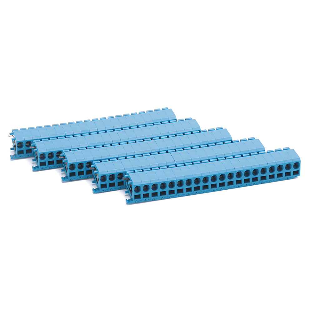 1492-LS2-BR - Spring Clamp Terminal Block,Plug-In Distribtion Block (Internally Jumpered),4 mm (# 22 AWG - # 10 AWG),Standard Feedthrough,Brown
