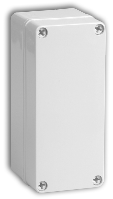 598-BS733 - 598 Definite-Purpose General-Purpose Enclosure, 180 mm x 80 mm x 85 mm (7.09 in. x 3.15 in. x 3.35 in.), Solid Cover