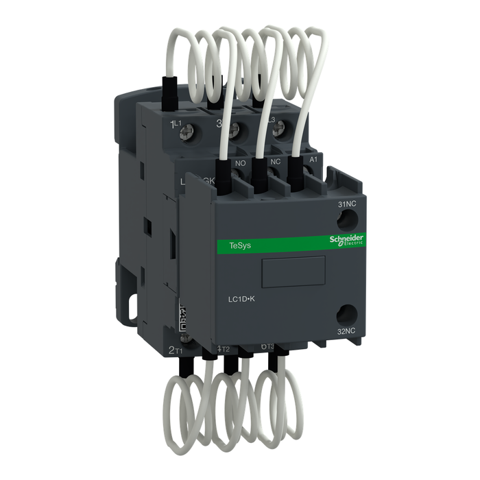 LC1DGKF7 - Capacitor contactor, TeSys Deca, 16.7 kVAR at 400 V/50 Hz, coil 110 V AC 50/60 Hz