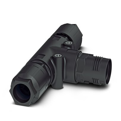 1411416 - QPD T 4PE6,0 2X9-14 BK - Distribuidor en T