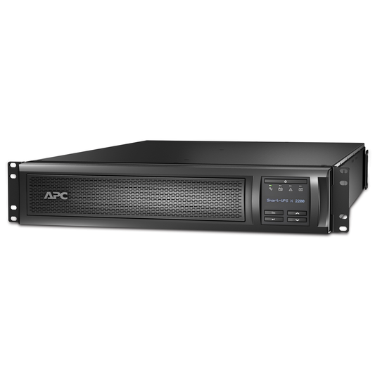 SMX2200RMHV2U - APC Smart-UPS X, Line Interactive, 2200VA, Rack/tower convertible 2U, 208V-230V, 8x C13+1x C19 IEC, SmartSlot, Extended runtime (Qty. 8)