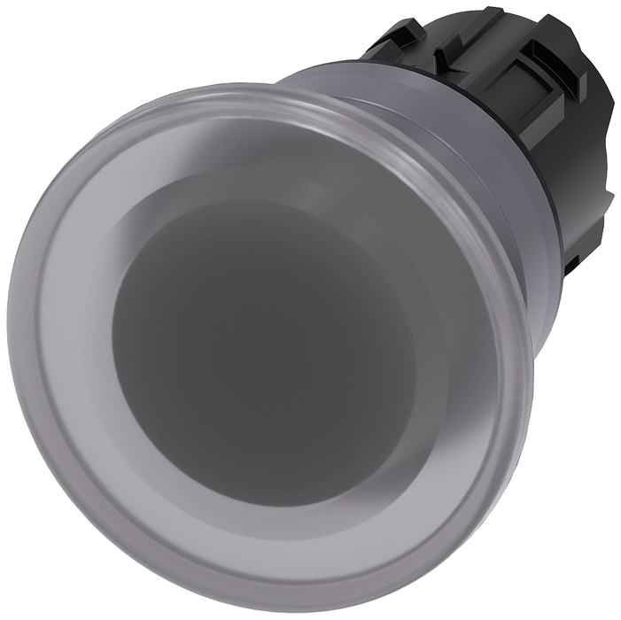 3SU10311BD700AA0 - ILLUM PUSHBUTTON, MOM, CLR, MH CAP O40MM