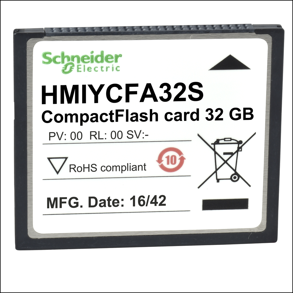 HMIYCFA32S - Memory cartridge, Harmony iPC, Spare CFast 32 GB for s box, S panel & Modular Box PC