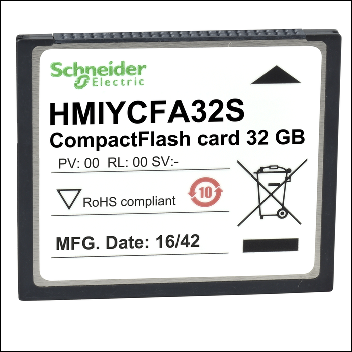 HMIYCFA32S - Memory cartridge, Harmony iPC, Spare CFast 32 GB for s box, S panel & Modular Box PC