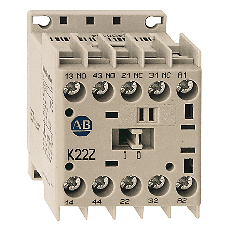 700-K40E-VC - Minicontactores 700-K MCS, terminales de tornillo, voltaje de control del sistema: 525 V 50 Hz/600 V 60 Hz, 4 contactos auxiliares NA