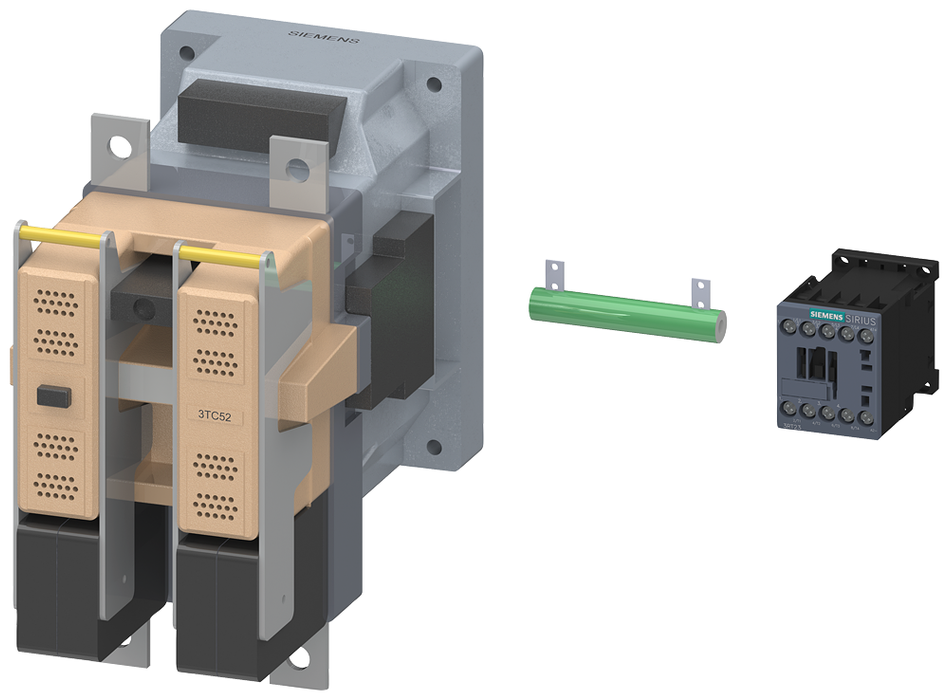 3TC5217-0LB4 - CONTACTOR, DC OPER, 2-POLE, 2NO+2NC