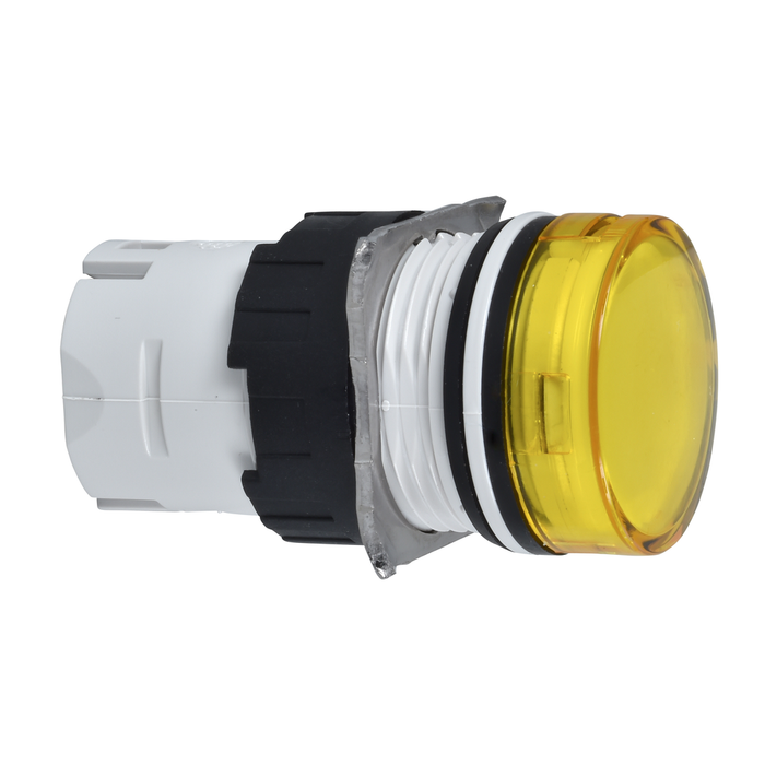 ZB6AV5 - Head for pilot light, Harmony XB6, yellow, 16mm, integral LED