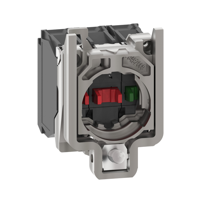 ZB4BZ141 - Single contact block with body fixing collar, Harmony XB4, metal, screw clamp terminal, 1NO+2NC (Qty. 5)