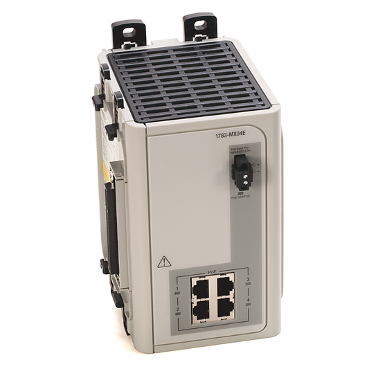 1783-MX04E - Stratix 8000 PoE Expansion Module, 4-PoE 10/100 ports