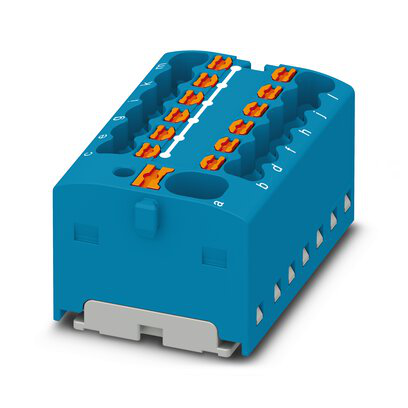 1046974 - PTFIX 4/12X1,5-G BU - Bloque de distribución