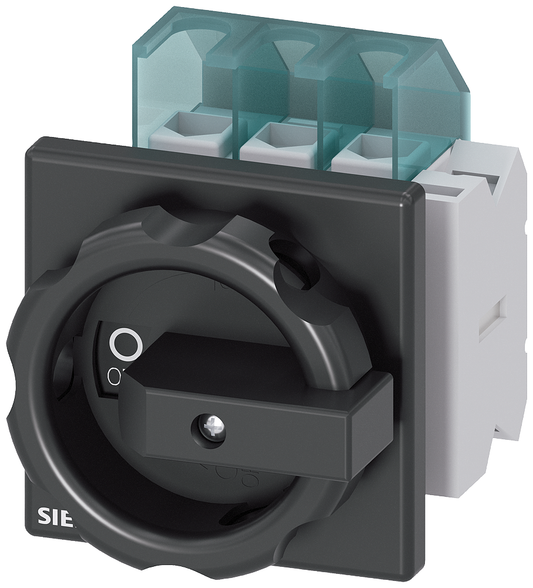 3LD2203-1TP51 - DISCO SW 32A ROT HDL 4 ORIFICIOS NEGRO 3P AUX