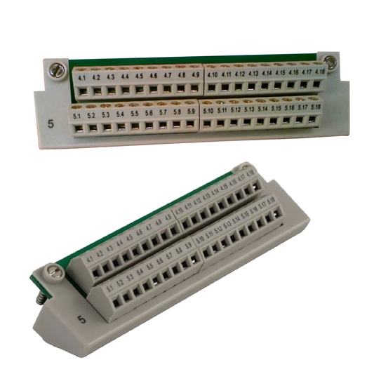 170XTS00501 - Modicon Momentum - busbar 2 rows - screw type terminals