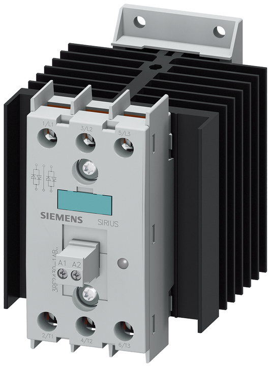 3RF2430-1AB45 - CONTADOR DE ACERO INOXIDABLE, 30 A, 48-600 V, 3 P, 4-30 V CC, ZP, TORNILLO